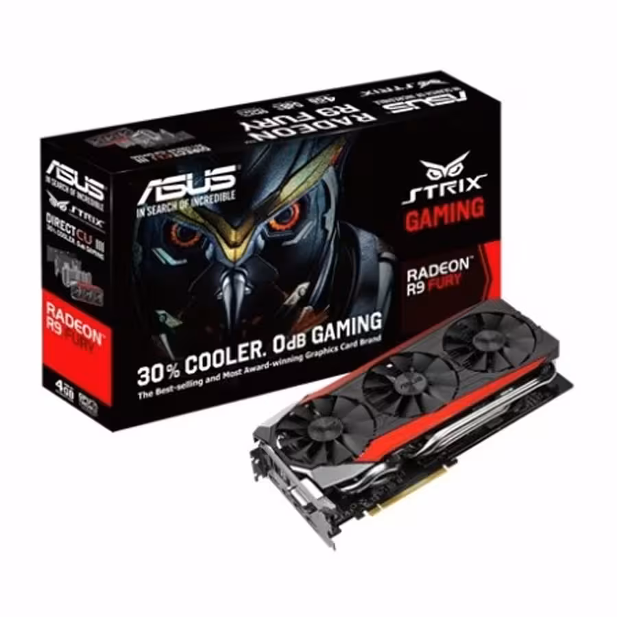 کارت گرافیک ایسوس R9 FURY DCIII OC STRIX GAMING 4GB