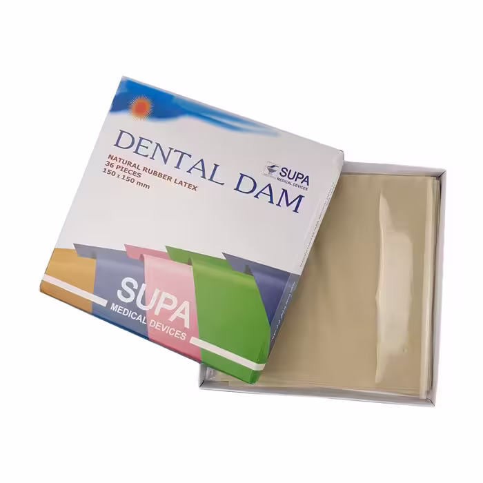 لاستیک رابردم سوپا 36 عددی | Dental Dam Supa