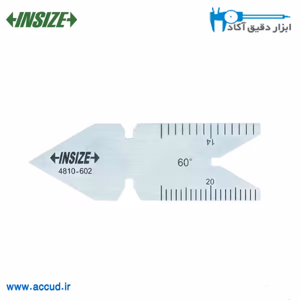 شابلون ذوزنقه 60 درجه INSIZE (اینسایز اصلی) مدل 4810-602