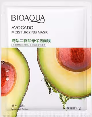 بیو آکوا ماسک ورقه ای آووکادو آبرسان bioaoua