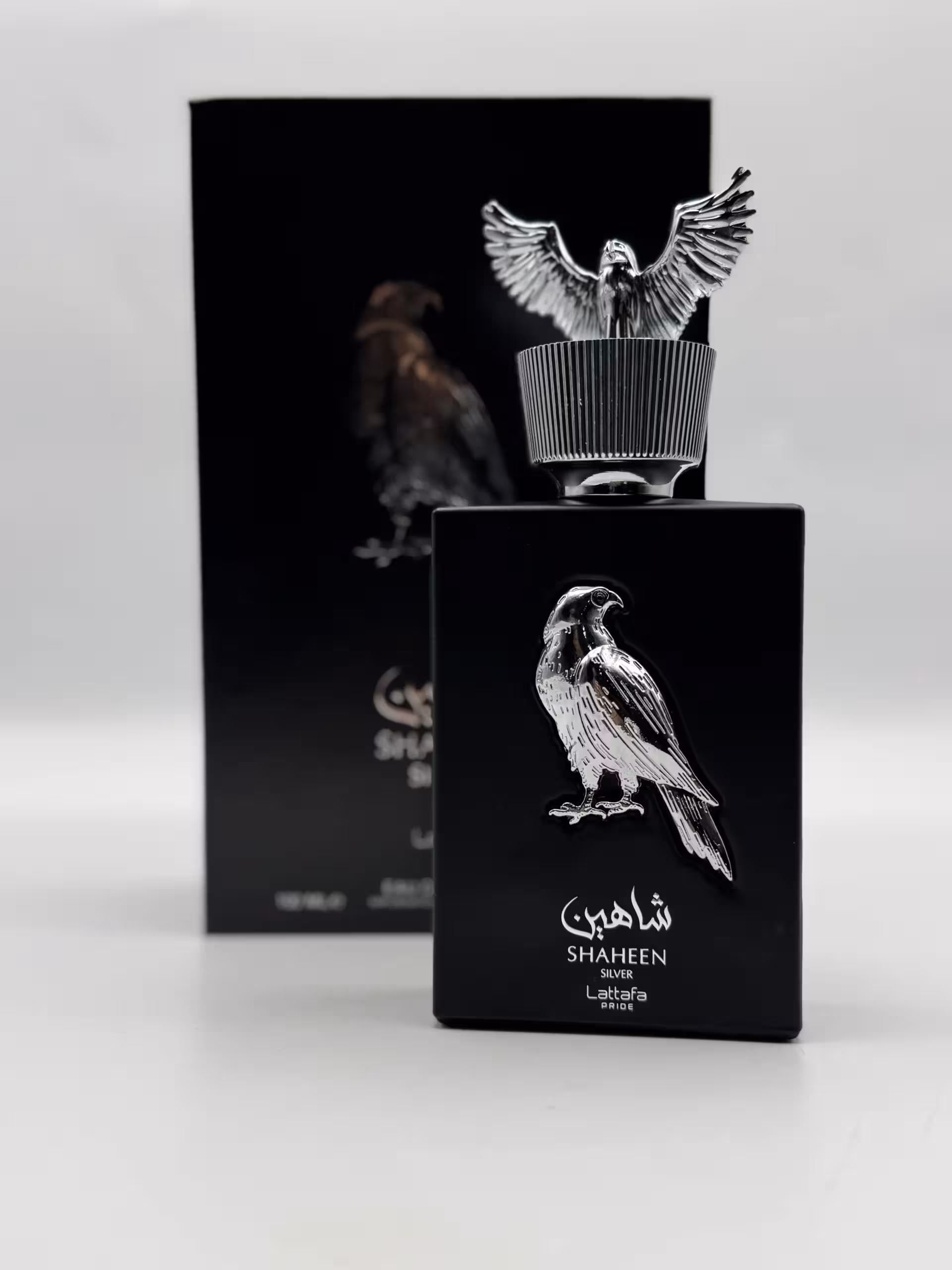 ادکلن شاهین سیلور لطافه پراید مردانه 100 میل (Shaheen Silver Lattafa Pride)