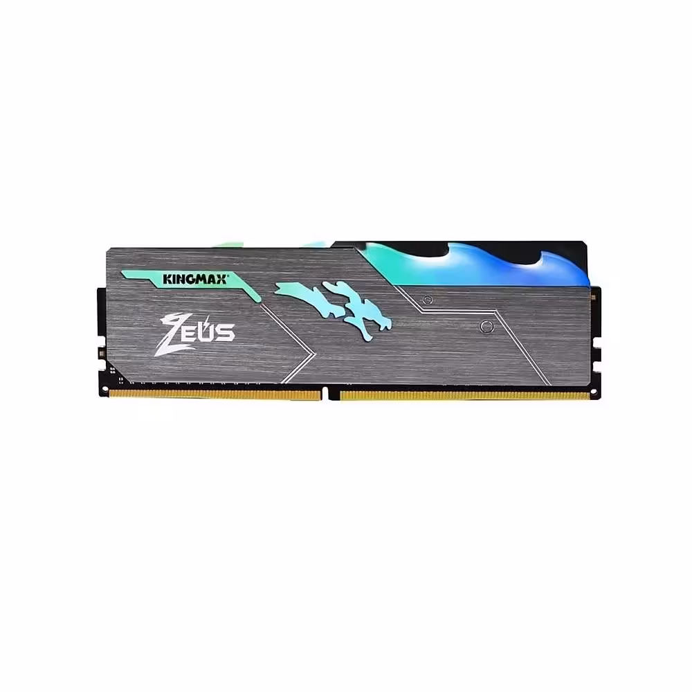 رم دسکتاپ DDR4 تک کاناله 3200 مگاهرتز KINGMAX Zeus Dragon RGB ظرفیت 16 گیگابایت