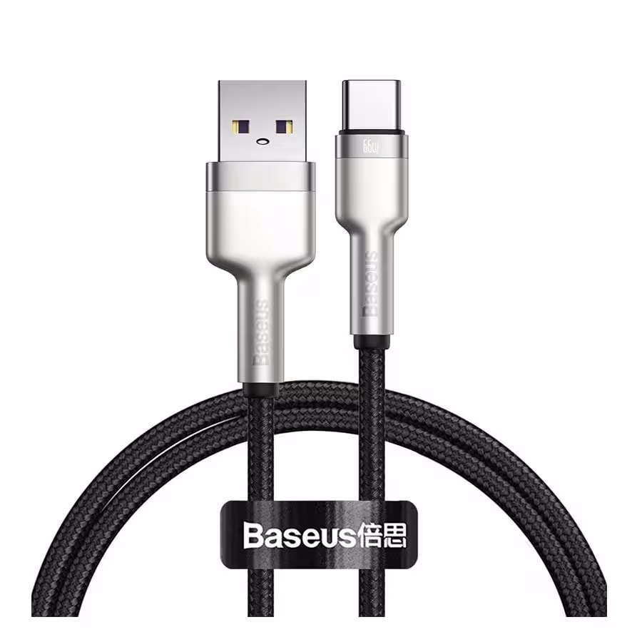 قیمت و خرید کابل تبدیل 1 متری USB به USB-C بیسوس مدل Cafule CAKF000101 | یاس ارتباط