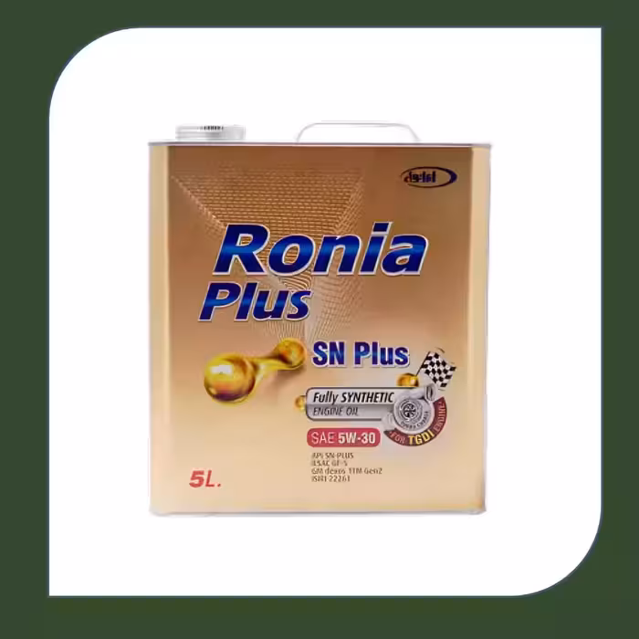 روغن موتور ایرانول رونیا پلاس   5W30 فلزی SN  GF5