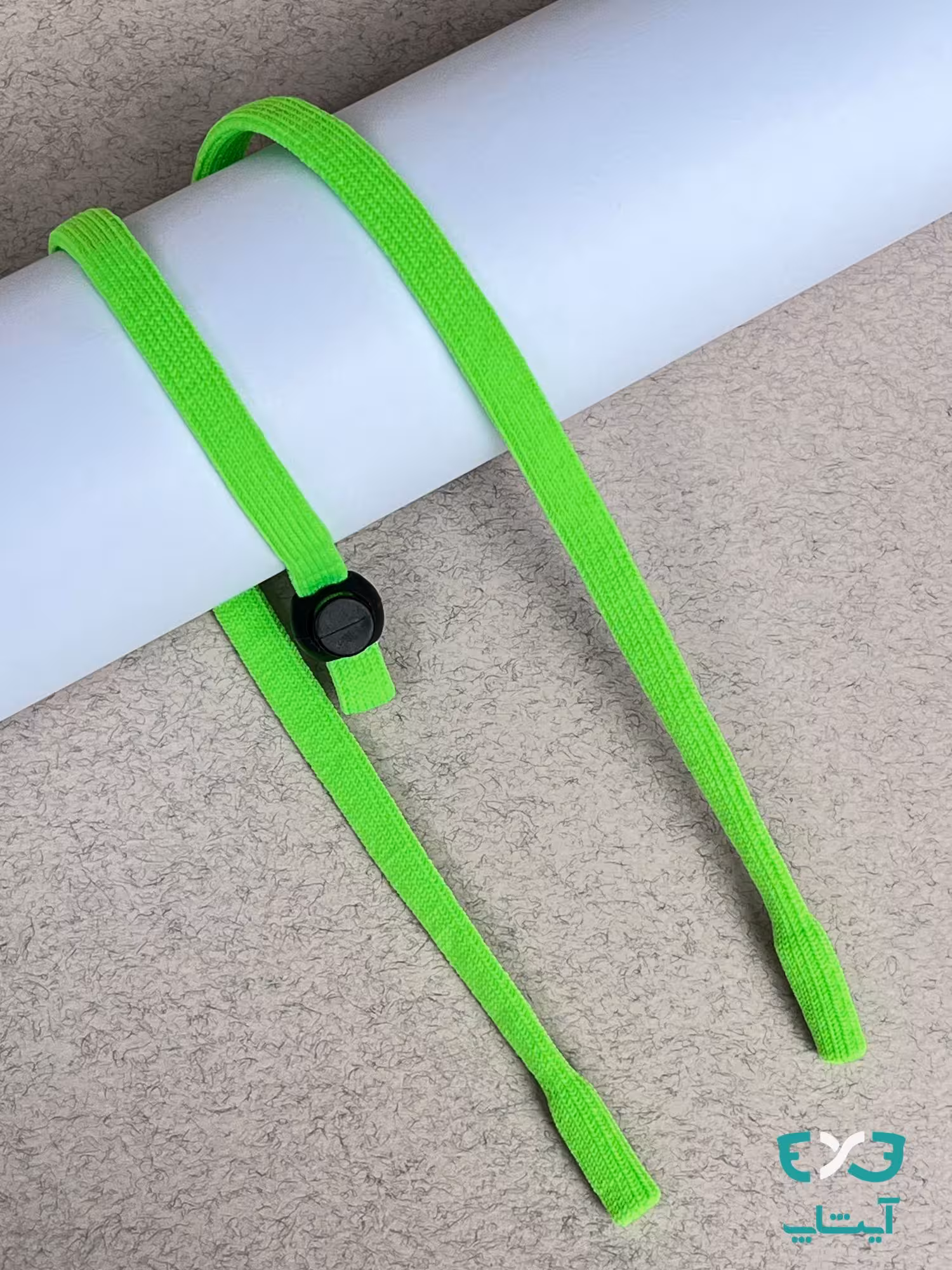 بند عینک پارچه ای تنظیمی سبز روشن