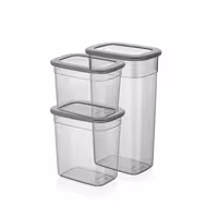 ست بانکه 3 تایی درب سیلیکونی مستطیلی فولی لایف کد POLI-1176