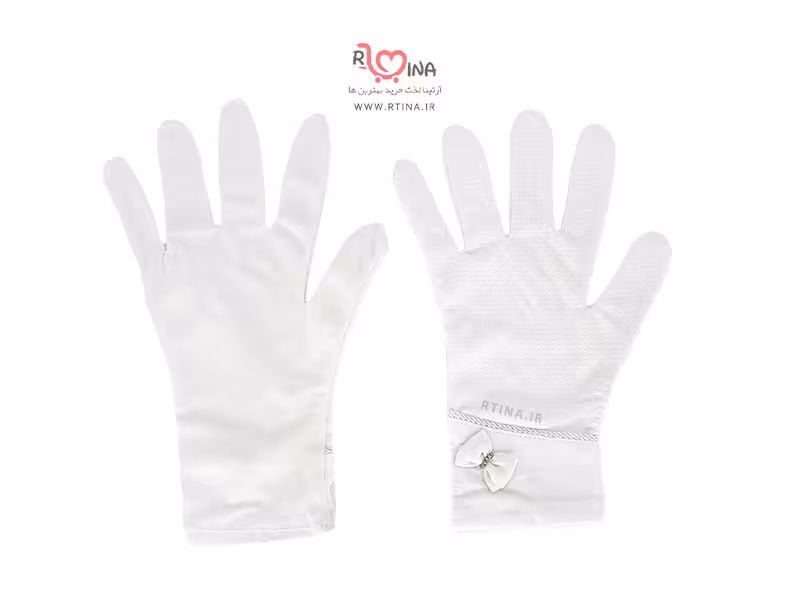 دستکش زنانه پاپیون دار  s109