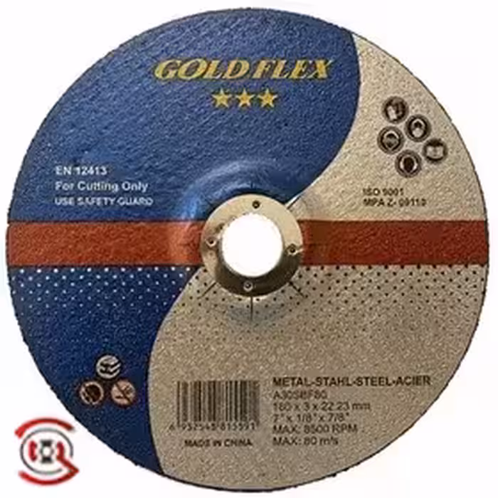 صفحه سنگ برش آهن بزرگ 3*230 گلد فلکس