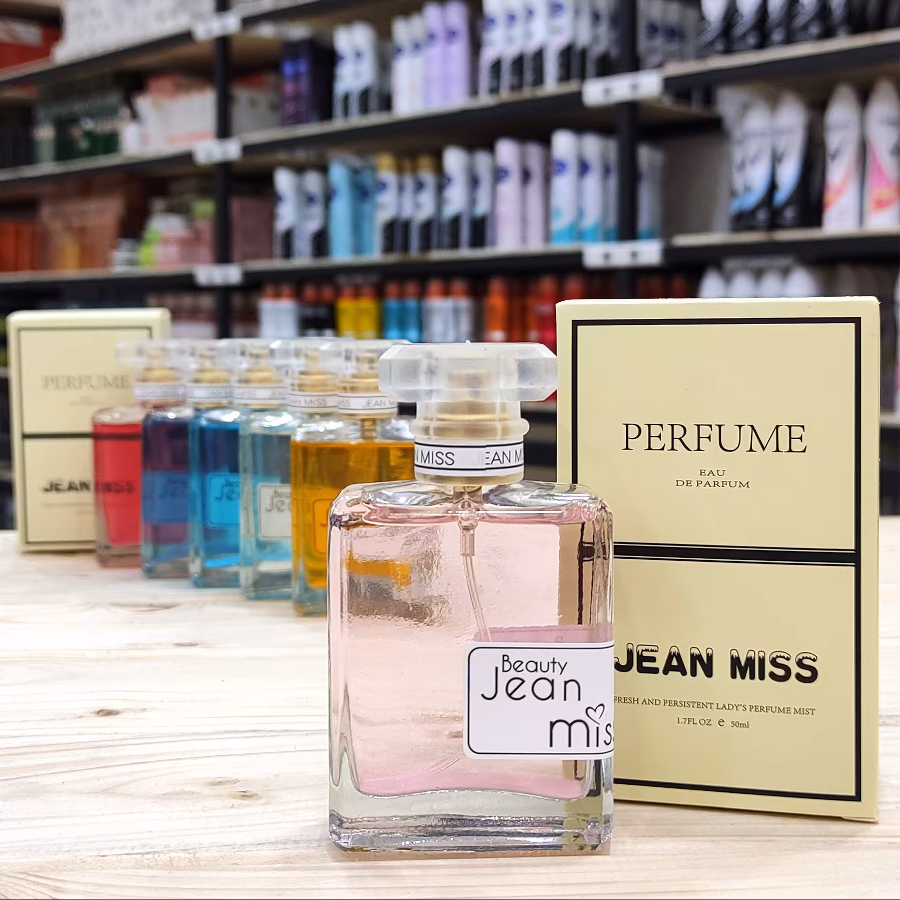 بادی اسپلش شاین دار جین میس صورتی کمرنگ Jean Miss  حجم 50 میلی