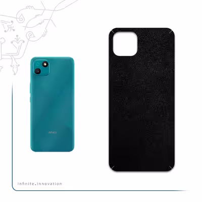 برچسب پوششی ماهوت مدل Black-Chamois-Leather مناسب برای گوشی موبایل ویکو T10