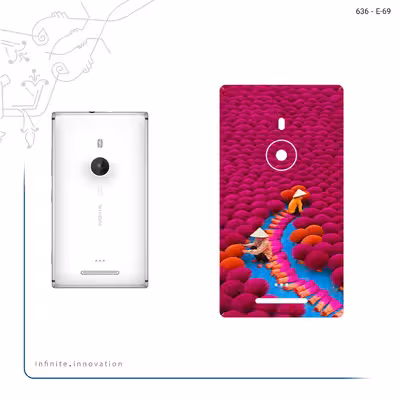 برچسب پوششی ماهوت مدل Vietnam Incense Wood Farms مناسب برای گوشی موبایل نوکیا Lumia 925