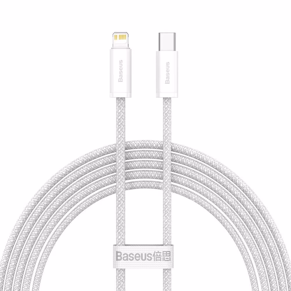 کابل تبدیل USB-C به لایتنینگ باسئوس مدل Dynamic Series 20W طول 2 متر