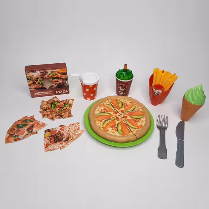 ست اسباب بازی فست فود مدل پیتزا کد 368 