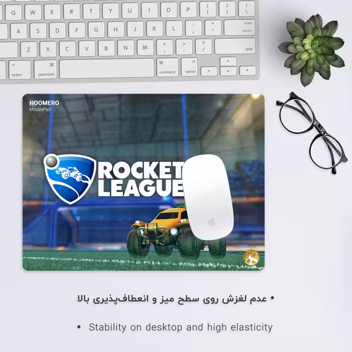 ماوس پد هومرو طرح بازی Rocket League مدل A2274