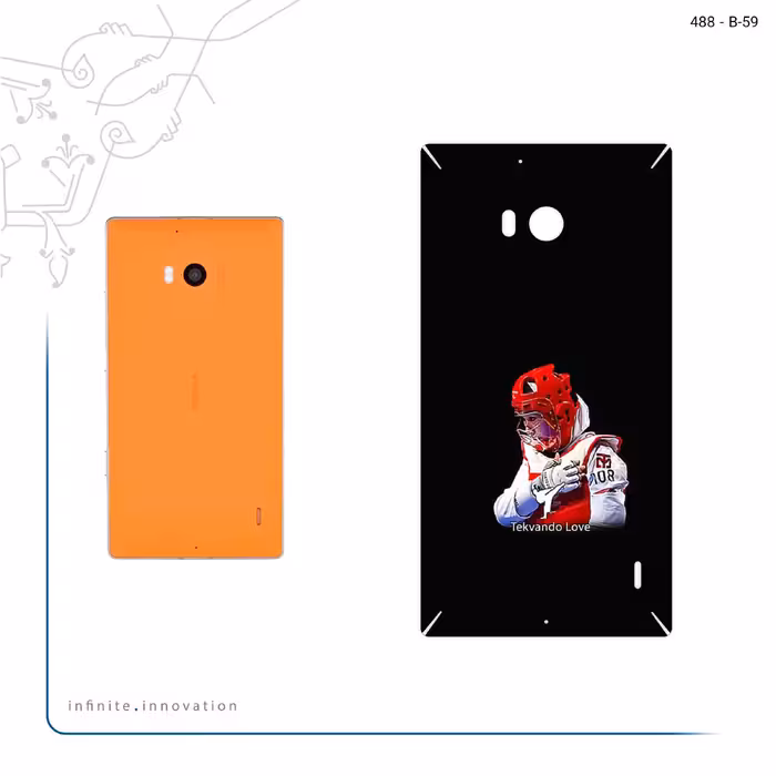 برچسب پوششی ماهوت مدل Tekvando مناسب برای گوشی موبایل نوکیا Lumia 930