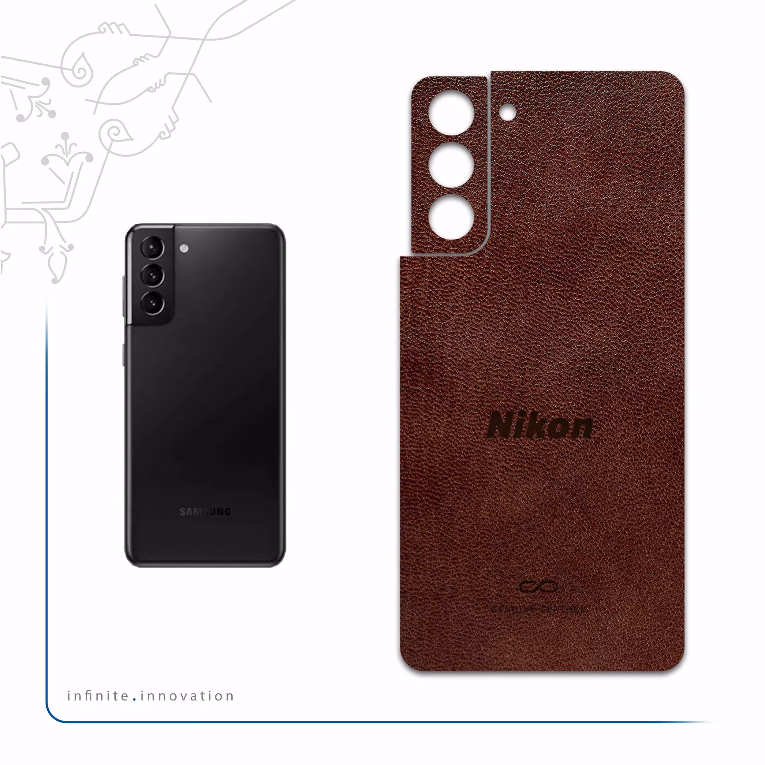 برچسب پوششی ماهوت مدل NL-NKN مناسب برای گوشی موبایل سامسونگ Galaxy S21 5G