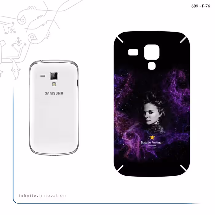 برچسب پوششی ماهوت مدل Natalie Portman مناسب برای گوشی موبایل سامسونگ Galaxy S Duos GT S7562
