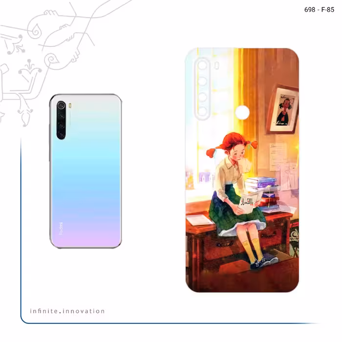 برچسب پوششی ماهوت مدل Watashi No Ashinaga Ojisan مناسب برای گوشی موبایل شیائومی Redmi Note 8 2021