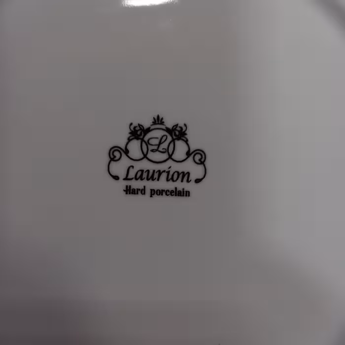 بشقاب غذاخوری لورین مدل تخت 27 ملورین بسته 6 عددی