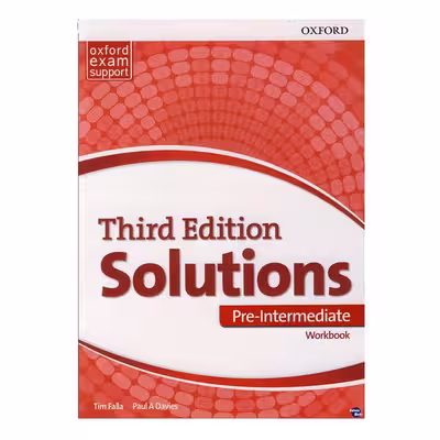 کتاب Solutions Pre-Intermediate Third Edition اثر Tim Falla Paul A Davies انتشارات سپاهان