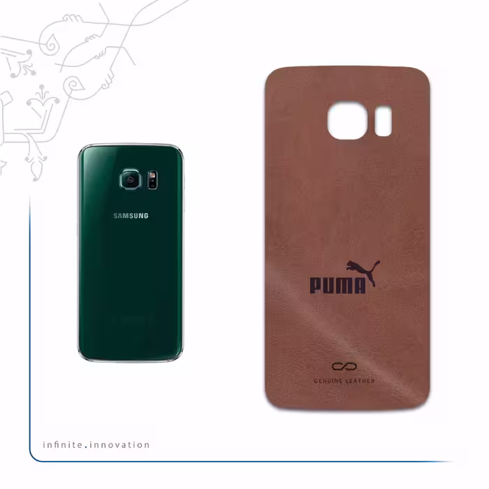 برچسب پوششی ماهوت مدل MNL-PUMA مناسب برای گوشی موبایل سامسونگ Galaxy S6 Edge