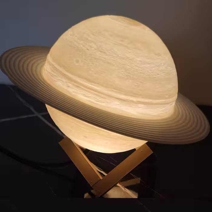 آباژور رومیزی مدل سیاره زحل L4