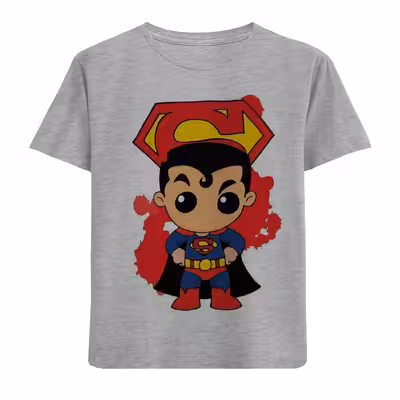 تی شرت آستین کوتاه بچگانه مدل سوپرمن F702