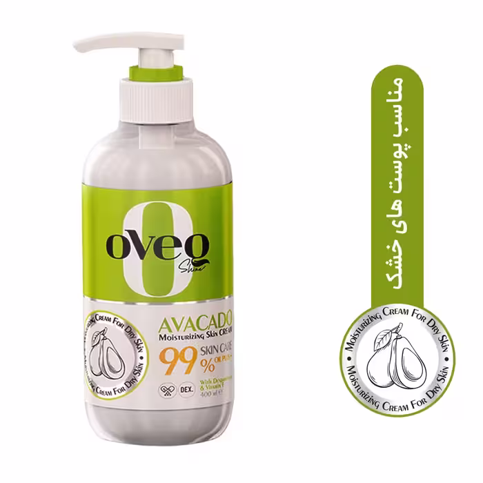 کرم مرطوب کننده اوک شاین مدل آووکادو حجم 400 میلی لیتر