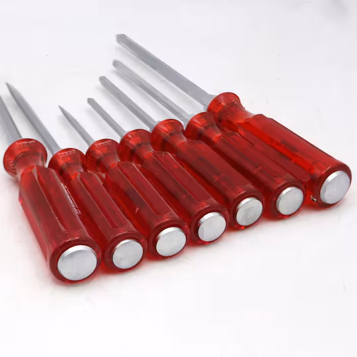 پیچ گوشتی ضربه خور دوسو و چهارسو اس تی ای مدل YP-07S مجموعه 7 عددی