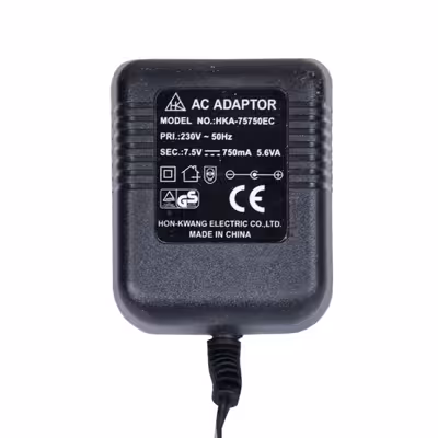 آداپتور 7.5 ولت 750 میلی آمپر مدل ترانسی