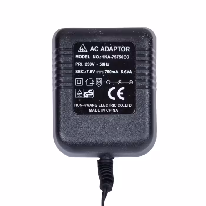 آداپتور 7.5 ولت 750 میلی آمپر مدل ترانسی