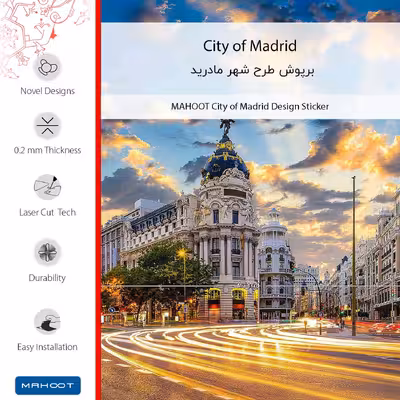 برچسب پوششی ماهوت مدل City of Madrid-FullSkin مناسب برای گوشی موبایل شیائومی Redmi Note 9 4G