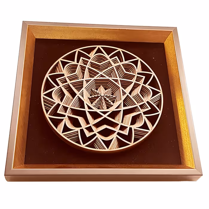 تابلوی دیواری طرح ماندالا 