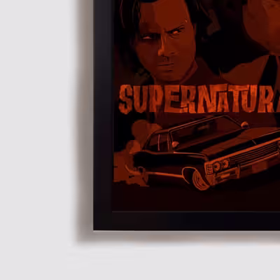 تابلو مدل سریال سوپرنچرال supernatural B400