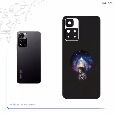 برچسب پوششی ماهوت مدل Collage of surreal Portrait of Women 3 مناسب برای گوشی موبایل شیائومی Redmi Note 11 Pro Plus 5G