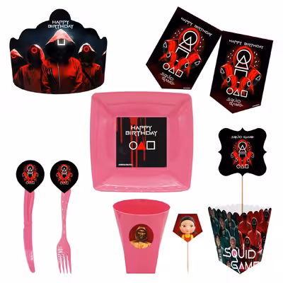  مجموعه 72 عددی تم تولد طرح اسکوئید گیم