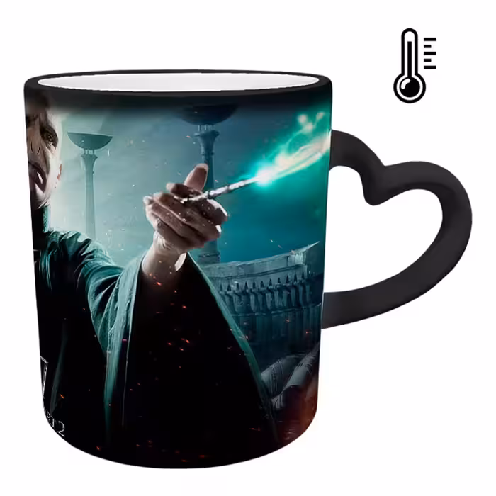 ماگ حرارتی مدل دسته قلبی طرح هری پاتر کد 38