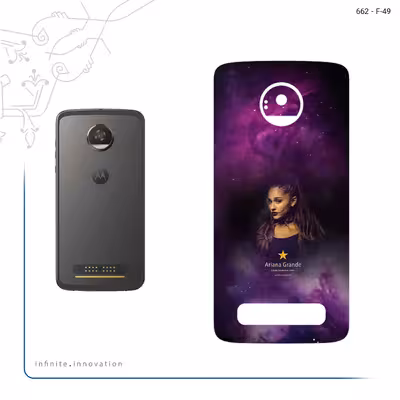 برچسب پوششی ماهوت مدل Ariana Grande مناسب برای گوشی موبایل موتورولا Moto Z