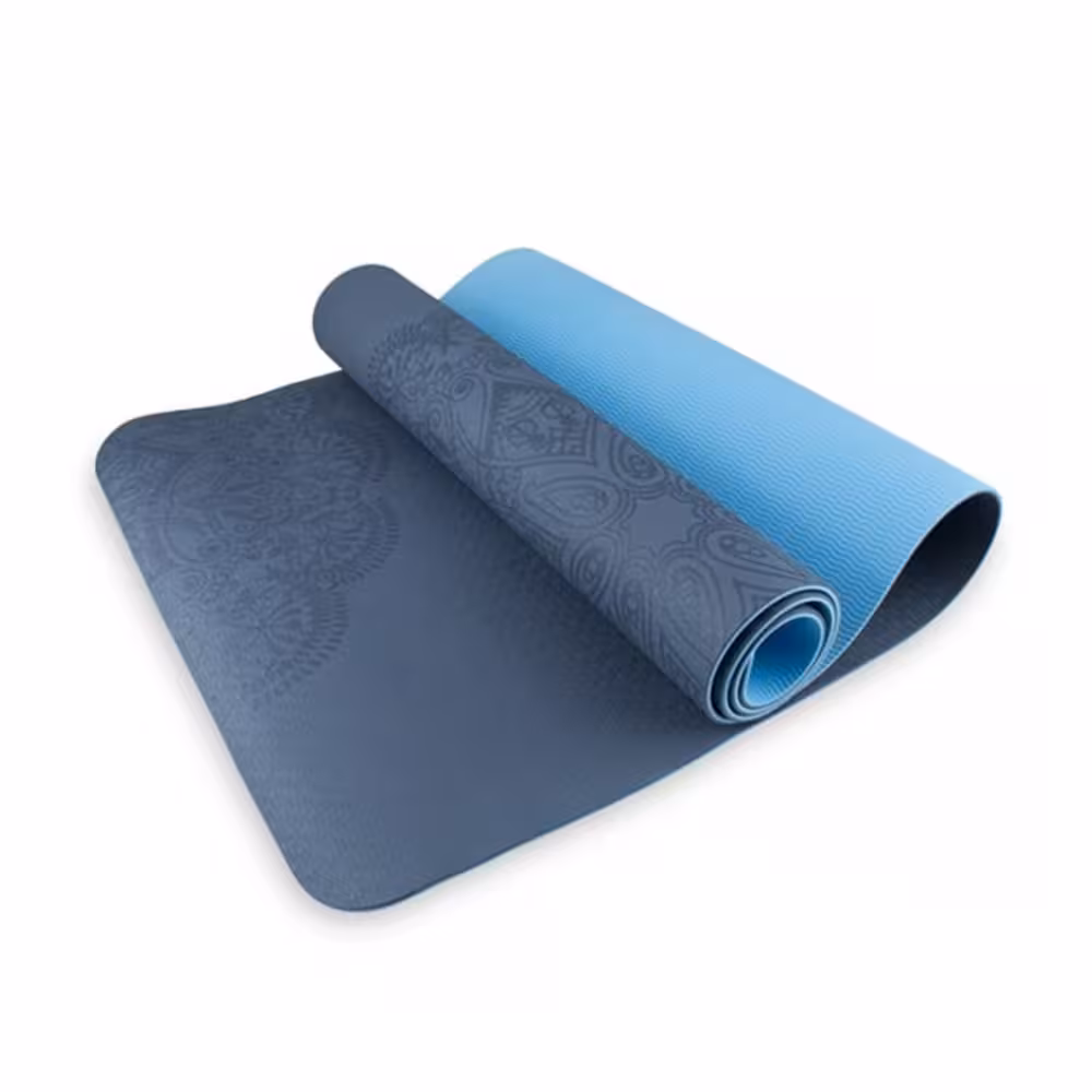 مت یوگا بادی لاین آبی روشن-آبی تیره 6 میلی‌متری Agilinex