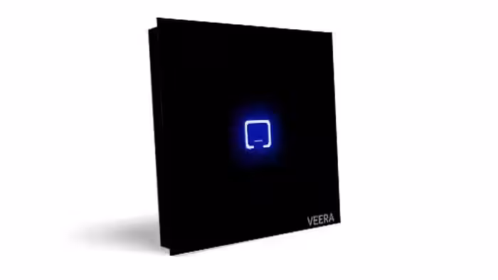 کلید لمسی یک پل مشکی ویرا