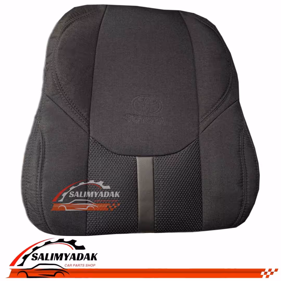 روکش صندلی تویوتا لوین 2023 الی 2025 پارچه وسط اسپایسر تور رنگ مشکی