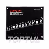 سری یکسر جغجغه ای سر لولایی مدل GPAQ1204 تاپ تول TOPTUL