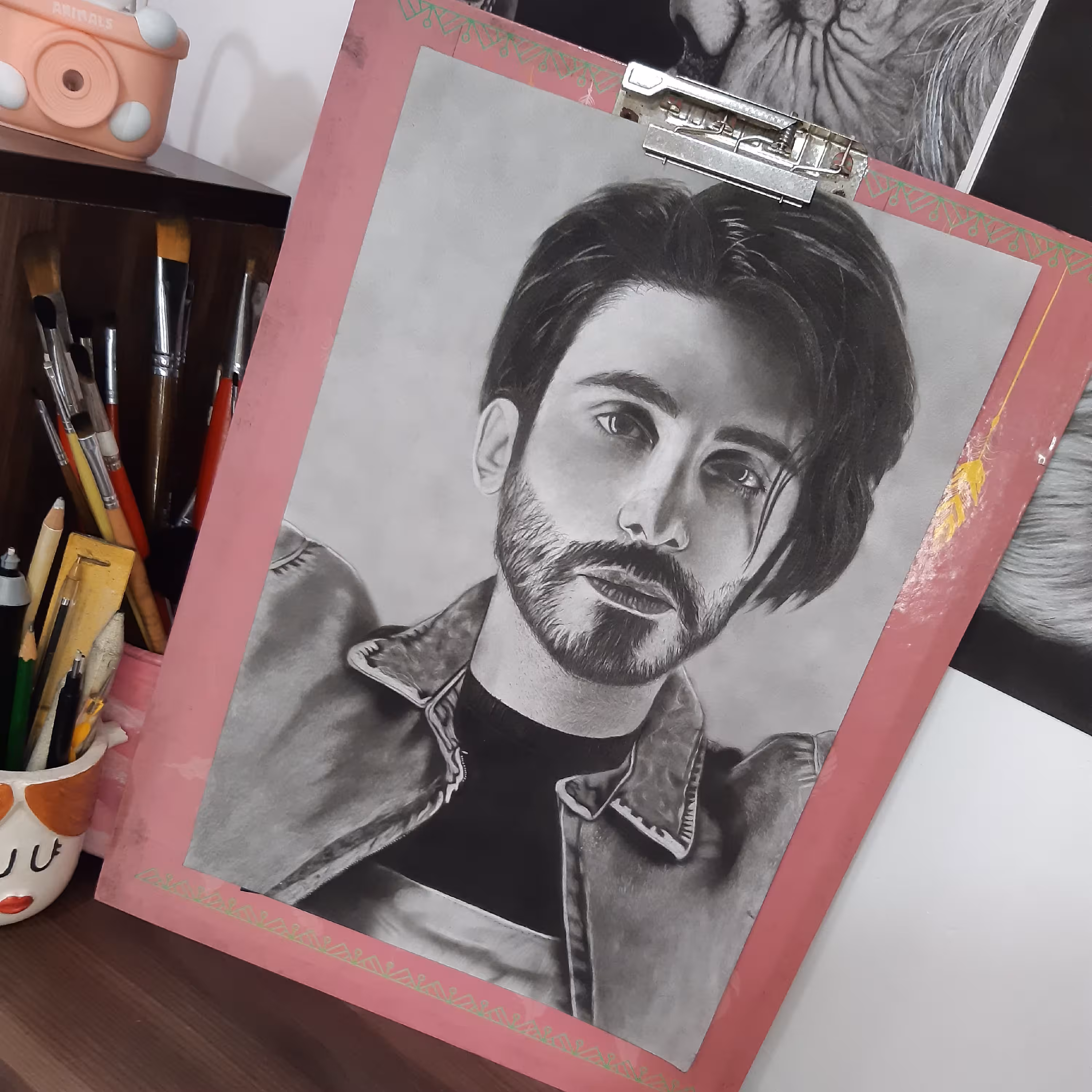 سفارش نقاشی چهره .کادو.تابلو.طراحی