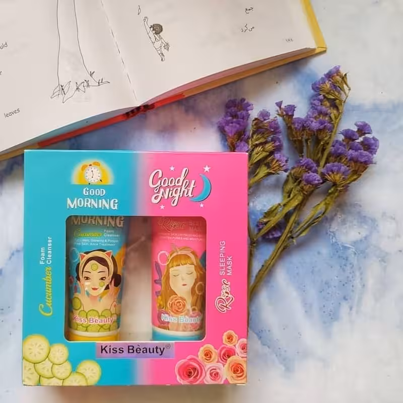 ماسک صورت و ژل شست مخصوص روز و شب