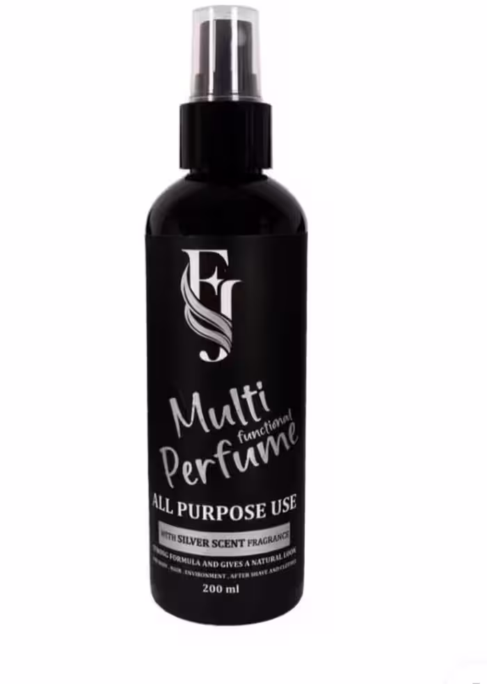 اسپری مولتی پرفیوم مردانه (سیلور سنت)  FJ اف جی حجم 200ml