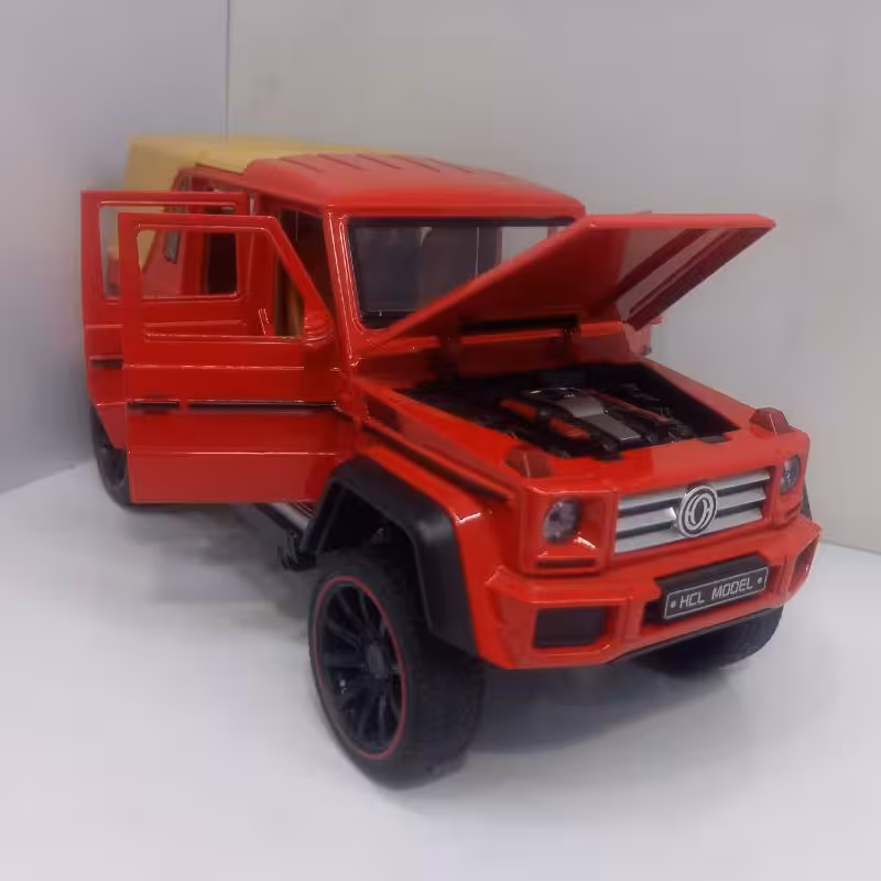 ماکت فلزی سایز بزرگ ماشین شاسی بلند فول امکانات مخصوص افرادی که علاقه مند به جمع آوری ماکت های خودرو فلزی دارند