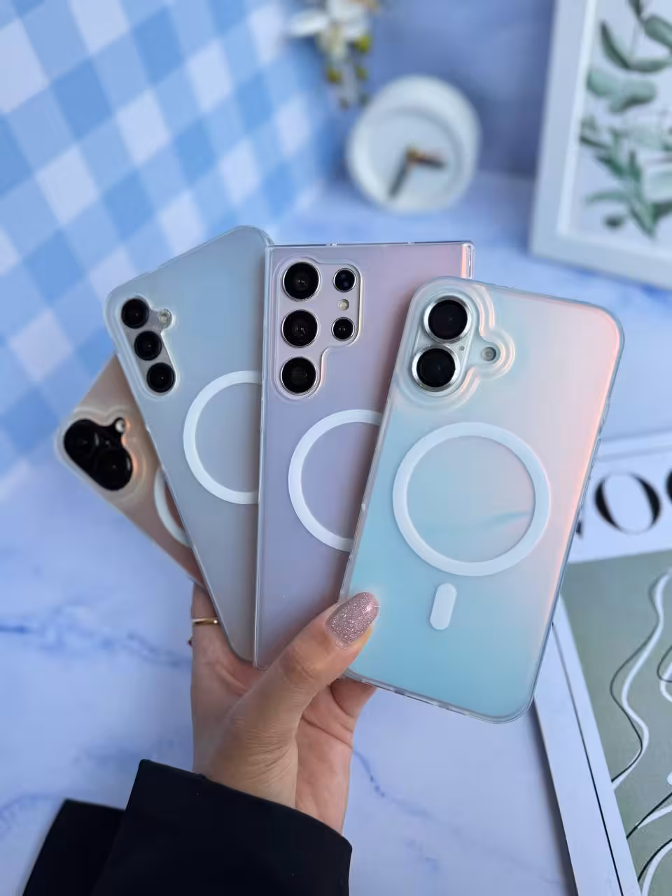 قاب هلوگرامی مات