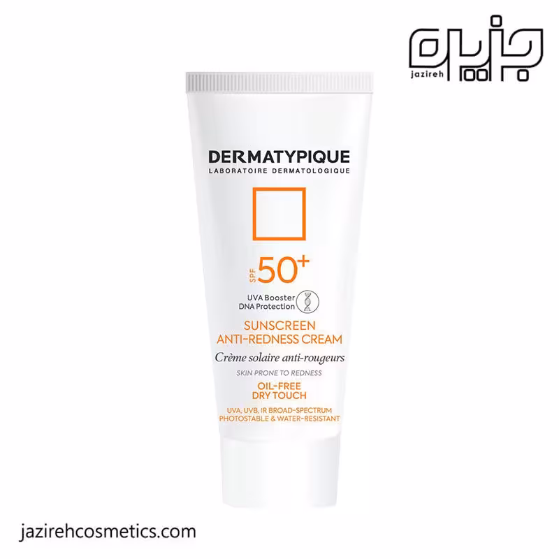 ضد آفتاب بی رنگ پوست قرمز و حساس  SPF50 درماتیپیک
