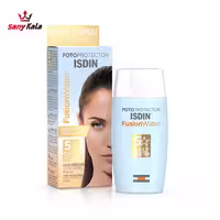 کرم ضد آفتاب بی رنگ ایزدین مدل Fusion Water 5 Daily با حجم 50 میلی‌لیتر