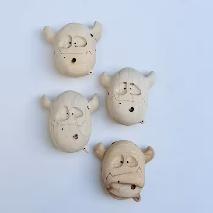 مگنت چوبی دیو طرح یک